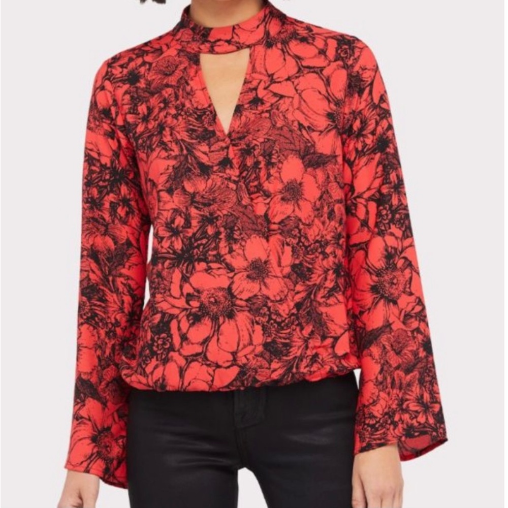 NWT Allison Joy Evereve Charlie Cut Out Top sz M